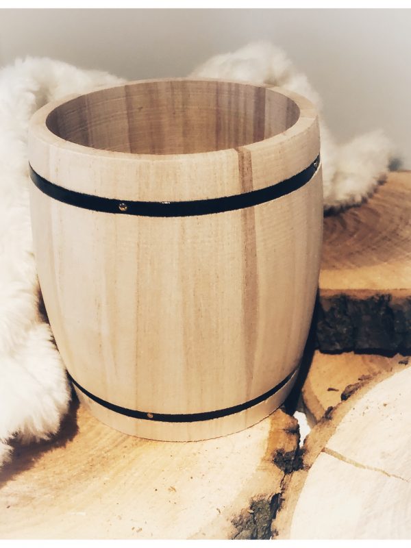 cadeau personnalisé bois - tonneau